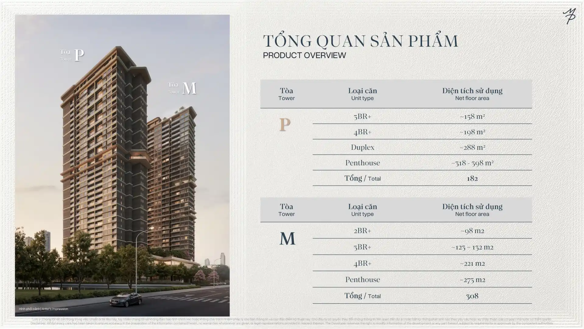 Tổng mặt bằng dự án Maison Privée